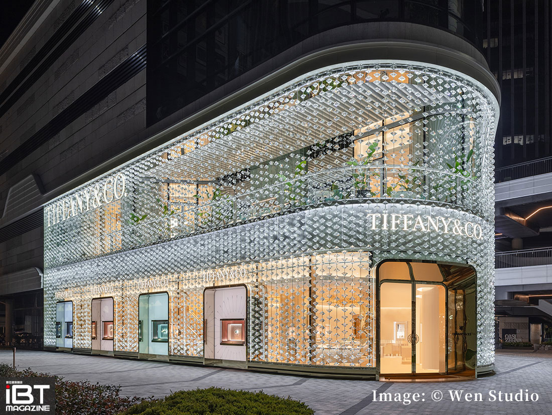 建築-MVRDV為Tiffany & Co.上海門店設計鑲鑽外立面