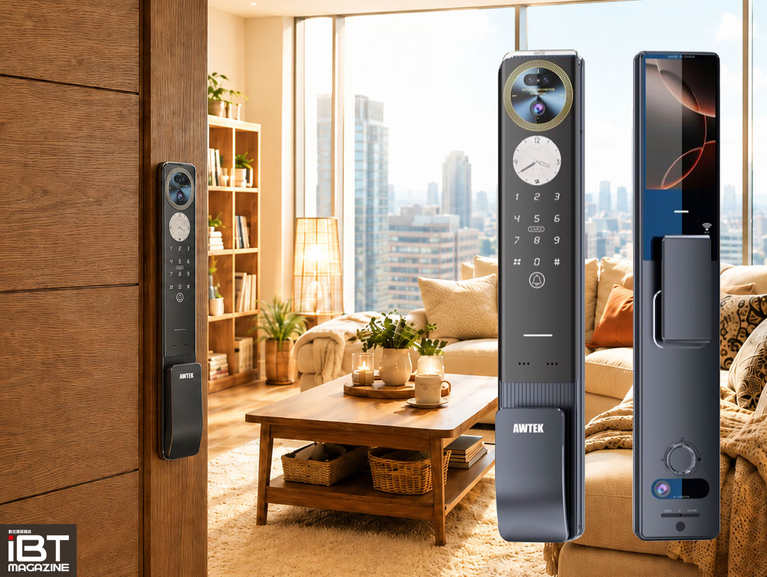 建築-AWTEK AW900-K7整合八種開鎖與雲端對講　讓智慧門鎖成為居家門禁管理入口